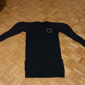 Dsquared2 Black Heart Embellished dress